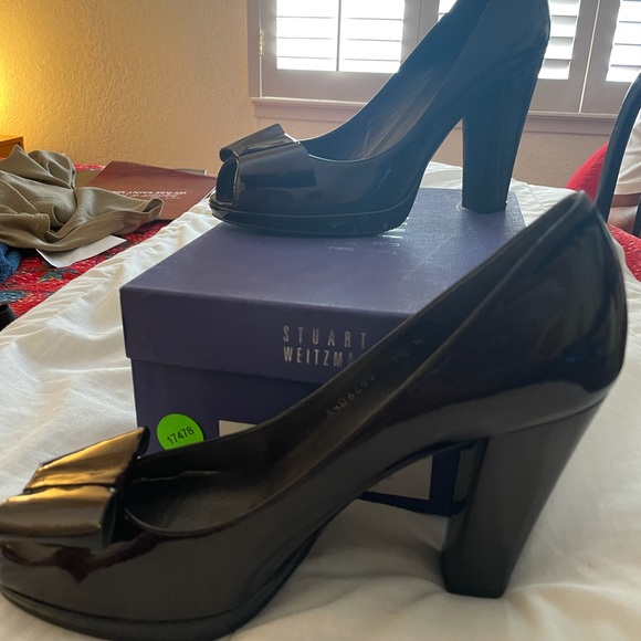 Stuart Weizmann Bowright platform heels - Picture 3 of 8